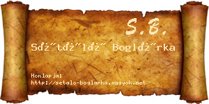 Sétáló Boglárka névjegykártya